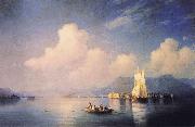 Ivan Aivazovsky Lake Maggiore in the Evening oil on canvas